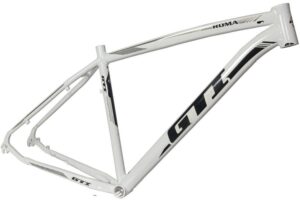 Quadro de bicicleta aro 29 Gti Roma Branco com Preto