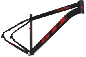 Quadro de bicicleta aro 29 Gti Roma Preto com Vermelho