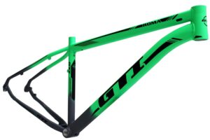 Quadro de bicicleta aro 29 Gti Roma Verde com Cinza